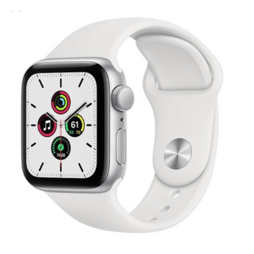 Apple Watch SE LTE 44mm Viền Nhôm Dây Silicone